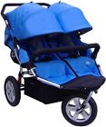 Tt3011 Tike Tech Double City Swivel Stroller Pacific Blue 082686118248