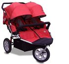 Cityx3 Twin Tech Stroller Double Tike Child Red
