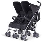 Twinyx 4250183723968 Pure Black Stroller Double Cybex