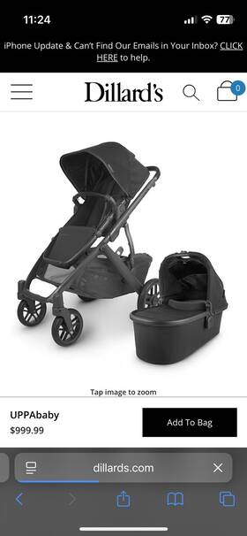 0101-jke Uppababy Vista Jake Travel System Single Seat Stroller