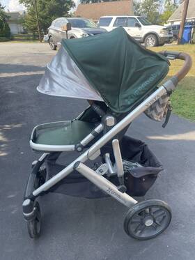 0320-vis-us-dcl Uppababy 2020 Vista Full Size Complete Stroller Color Jade 0320-vis-us-dcl Uppababy 2020 Vista Full Size Complete Stroller Color Jade