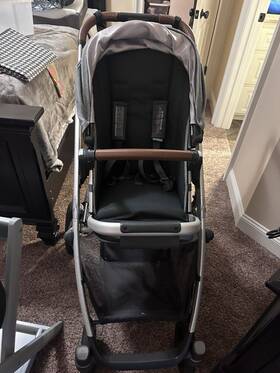 0320-vis-us-gry Uppababy Vista V2 Stroller Bassinet And Stand - Gray