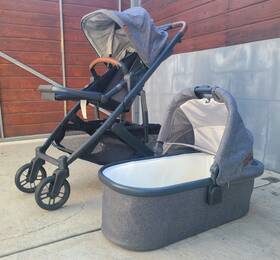 0420-crz-na-fin Uppababy Cruz V2 Stroller/full-featured Stroller With Travel System Capabilities