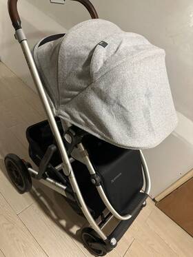 Uppababy 0420-crz-na-jor Cruz V2 Stroller - Jordan Charcoal/silver/black