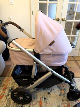 1017-msa-us-bry Uppababy Vista V2 Stroller Mesa Car Seat Travel System Includes Bassinet
