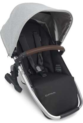 Uppababy 445038076086 Rumbleseat V2 - Stella Grey Brushed Melange/silver/chestnut Leather