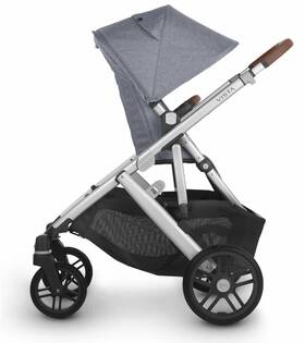 Uppababy 726084931718 Cruz V2 Stroller - Gregory Blue M Lange/silver/saddle Leather