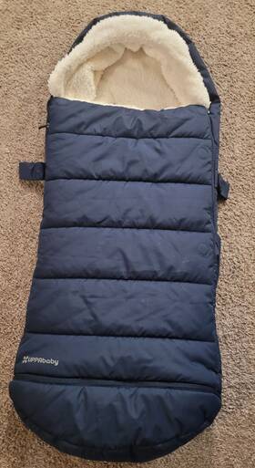 Uppababy 810030095095 Cozyganoosh Noa Navy Blue Footmuff For Stroller Vista Or Cruz