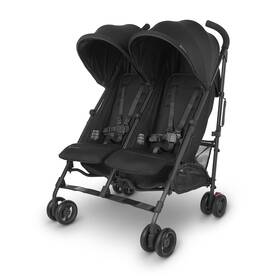 Uppababy 810030097815 G-link V2 Double Umbrella / Lightweight Design One-step Fold Jake Stroller
