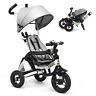 Us-2y580328gr Costway Kids Baby Stroller Tricycle Detachable Learning Toy Bike Bag