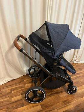 Venice 754970790019 T58 Child Kangaroo Stroller Denim Blue
