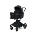 Wb906l-bk Wonder Buggy Stork Deluxe Urban Revolving Carry Cot Stroller Black Wb906l-bk Wonder Buggy Stork Deluxe Urban Revolving Carry Cot Stroller Black