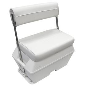 8wd159-784 Wise Offshore Swingback Cooler Seat 50-quart Brite White