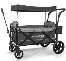 Wonderfold 634705737765 X2 Push And Pull Wagon Stroller - Gray
