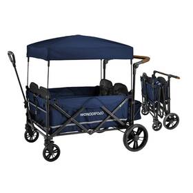 X4-nvy Wonderfold For Parts X4 Push And Pull Quad Stroller Wagon 4 Seater - C Sapphire