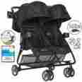 Xl2b-bk Zoe Xl2 Best Double Xtra Lightweight Twin Travel Everyday Umbrella Stroller