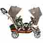 Zt001-rby Contours Options Kolcraft Double Seat Stroller