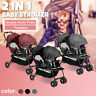 Zyf1281638 Maerex Foldable Double Seat Baby Stroller Lightweight Front Back
