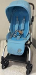 Cybex Eezy Twist +2 Stroller Beach Blue No Bumper Bar Used. Fixed Price $229.99.