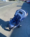 Nuna Blue Pushchair Stroller Adjustable Handles Basket Infant Toddler Single. Fixed Price $280.00.