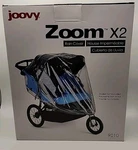 Joovy Zoom X2 Double Stroller Rain Cover Shield Clear #9010 All-weather. Fixed Price $34.99.