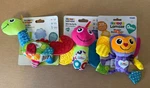 Lamaze Baby Teether Toy Lot 3 Pack - Monkey Butterfly Dino. Fixed Price $19.99.