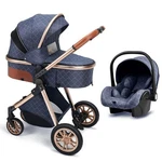 3 In 1 Luxury Baby Stroller Travel Pram High Landscape Pushchair Newborn. Fixed Price $329.90.