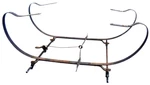 Heywood-wakefield Antique Baby Carriage Stroller Metal Frame Chassis Axle Brake. Fixed Price $148.73.