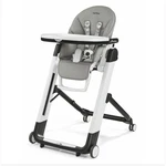 Peg Perego Siesta Authentic Folding High Chair Height Adjustable Ice Grey. Fixed Price $439.99.