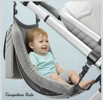 Twogether Ride Stroller Hammock Seat - Gray Grid Disney Park Approved New. Fixed Price $59.99.