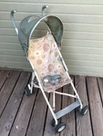 Vintage Disney Winnie The Pooh Childs Toddler Umbrella Stroller Dorel Mfg.. Fixed Price $45.49.