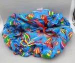 Hot Balloons Airplanes Floppy Seat Deluxe Blue Shopping Cart/highchair Cover. Fixed Price $17.42.