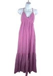 Marine Layer Kaia Maxi Dress Beachy Boho Lavender Tiered 90S Sz Xs. Fixed Price $39.99.