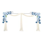 6X3M Wedding Backdrop Stand Pipe Kit Carbon Steel Curtain Frame Baby Shower. Fixed Price $116.45.