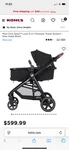 Maxi Cosi Zelia Stroller - Purple. Fixed Price $250.00.