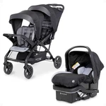 Baby Trend Sit Stand Double Stroller With Ez-lift Plus Infant Car Seat, Stormy. Fixed Price $305.98.