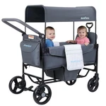 Wagon Stroller For 2 Kids, Foldable All-terrain Baby With Adjustable Push. Fixed Price $246.67.