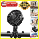 Mini Usb Rechargeable Stroller Fan Baby Safe, Clip-on Design For Outdoor Use. Fixed Price $17.99.