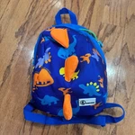 Kids Dinosaur Backpack Blue Orange Spike Toddler School Travel Harness Loop Safe. Fixed Price $10.80.
