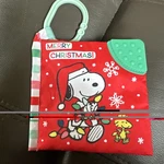 Peanuts Snoopy Holiday Soft Book & Stroller Crinkle Baby Activity Toy On Go Clip. Fixed Price $8.00.