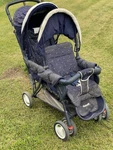 Vintage Kolcraft Lil Limo Double Stroller Super Rare Htf. Fixed Price $224.99.