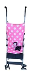 Pink Polka Dot Umbrella Stroller Single Seat Folding Toddler Plastic Wheels. Fixed Price $19.99.