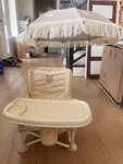Baby Outdoor Beach Chair With Umbrella Kids Travel Folding Seat. Fixed Price $60.00.