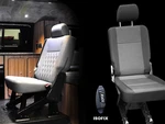New Vw T6 T5 Transporter Rear Kombi Combi Single Seat Pandu Trim Quick Release. Fixed Price $1076.32.