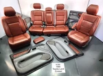 98-02 Reup Toyota Land Cruiser J100 Front Rear Seats Door Panels Interior Red. Fixed Price $3999.95.