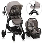 Evenflo Pivot Modular Travel System With Litemax Infant Seat Desert Tan. Fixed Price $199.95.