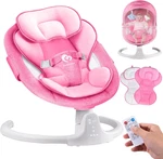 Bluetooth Baby Swing For Infants, Compact & Portable Girl, 3 Seat. Fixed Price $219.99.