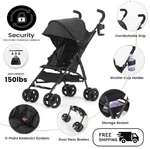 Compact Secure & Ultra-lightweight Travel Stroller Heavy Duty 150LB Capacity. Fixed Price $129.99.