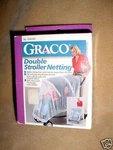 Kids Child Infant Toddler Graco Double Stroller Netting. Fixed Price $24.99.