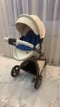 Hot Mom F22 360 Degree Rotating Baby Carriage High Landscape Stroller - White. Fixed Price $300.00.